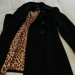 Wool blend peacoat.